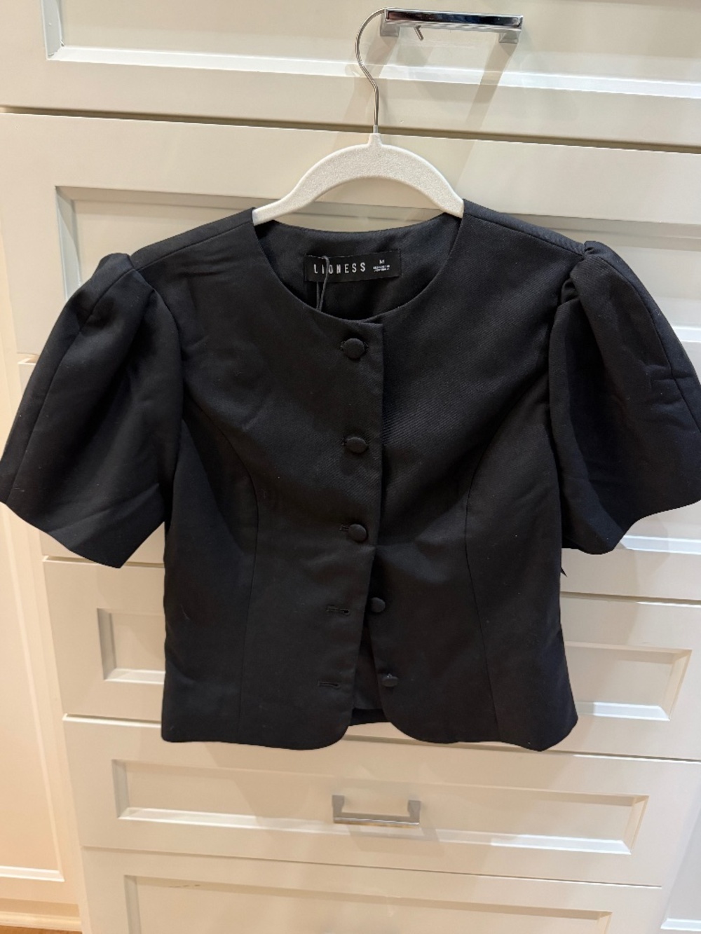 Lioness women's femme blouse onyx size M